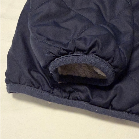 L.L. Bean Kids Navy Quilted Hooded Jacket - Picture 4 of 9